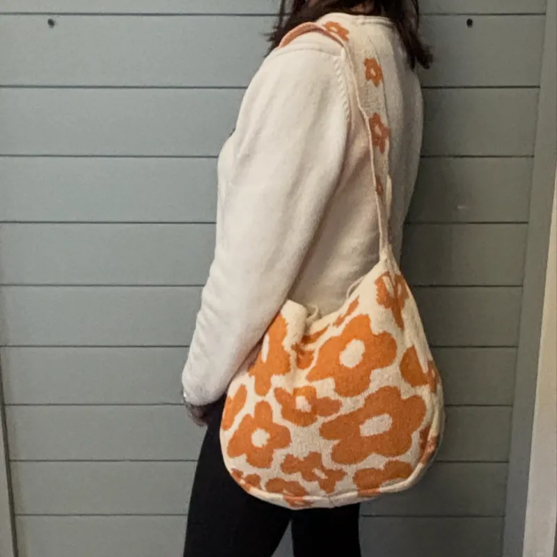 Threaded Pear Margo Knitted Shoulder Bag made by Threaded Pear
