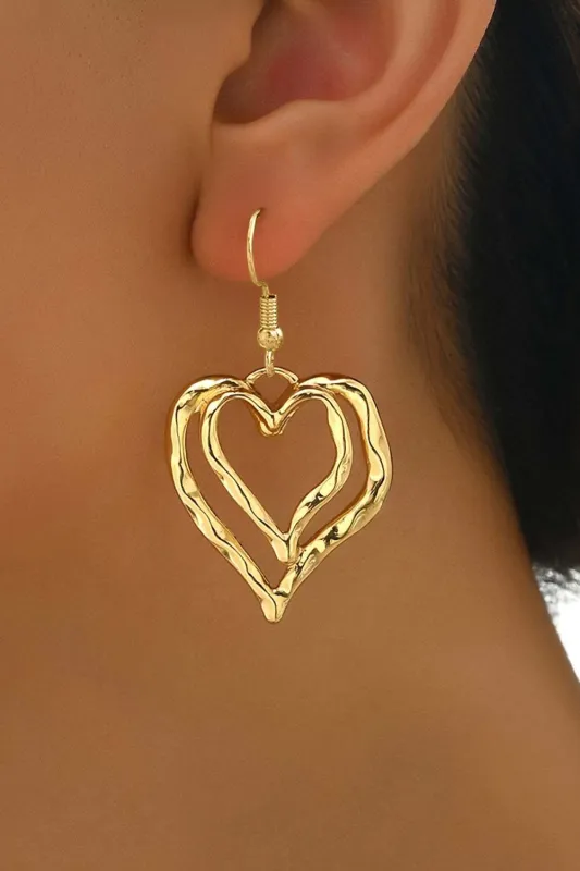 Threaded Pear Yaretzi Plated alloy Dangle Earrings made by Threaded Pear