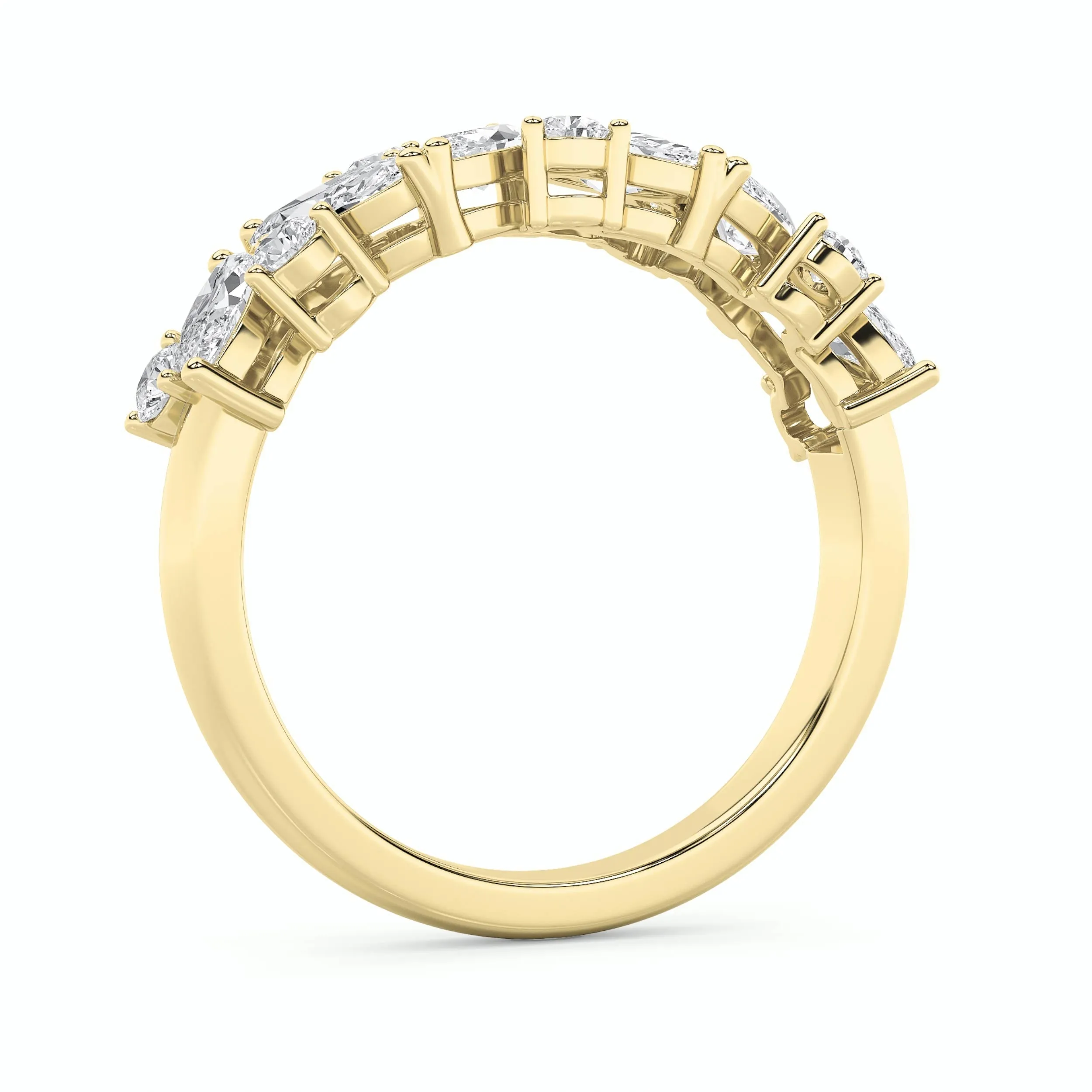 1.5Cttw Marquise Shaped Lab Grown Diamond (G/VS) Engagement Ring in 14K Gold sold by Zulily product image thumbnail 5