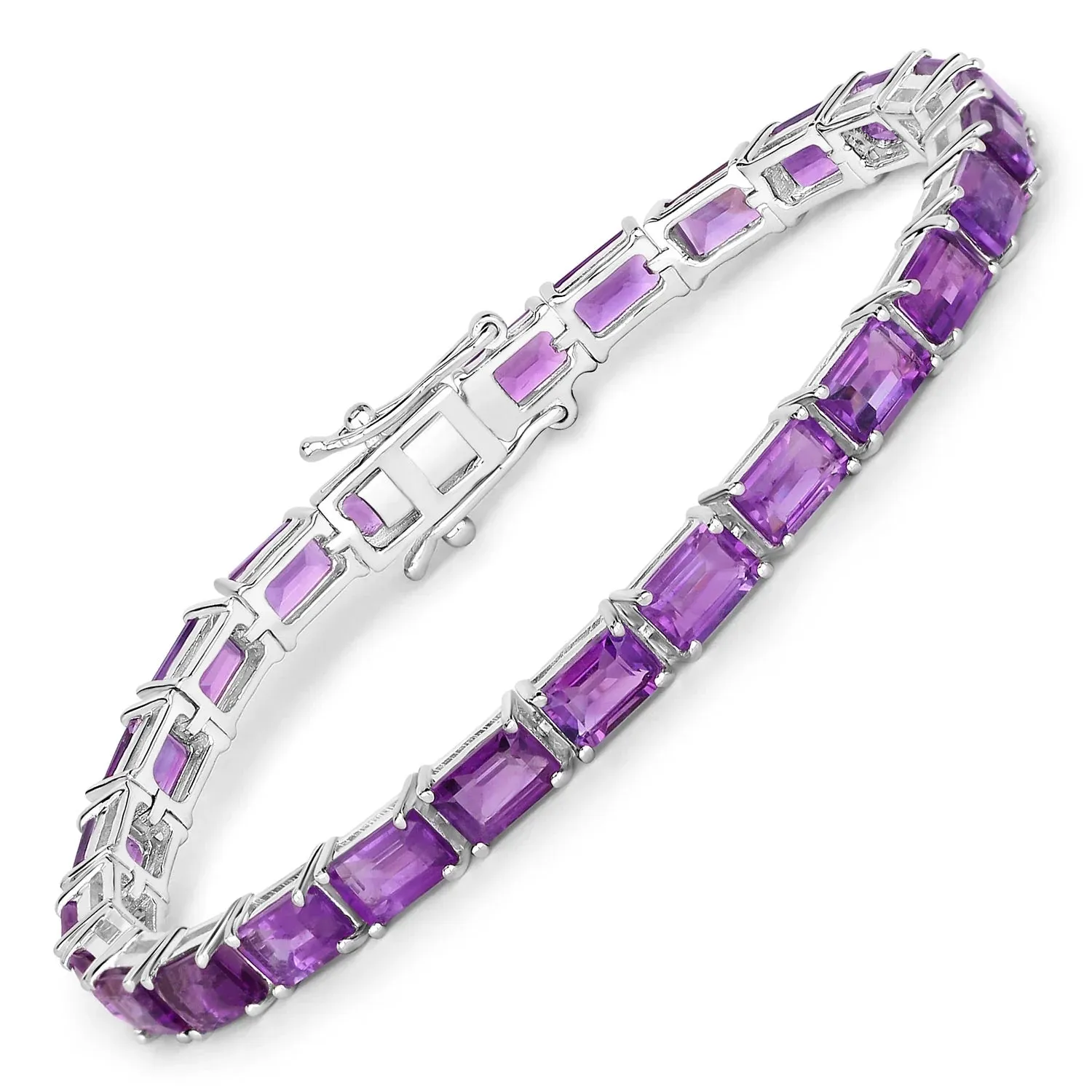 Genuine Purple Amethyst Tennis Bracelet sold by Zulily product image thumbnail 5