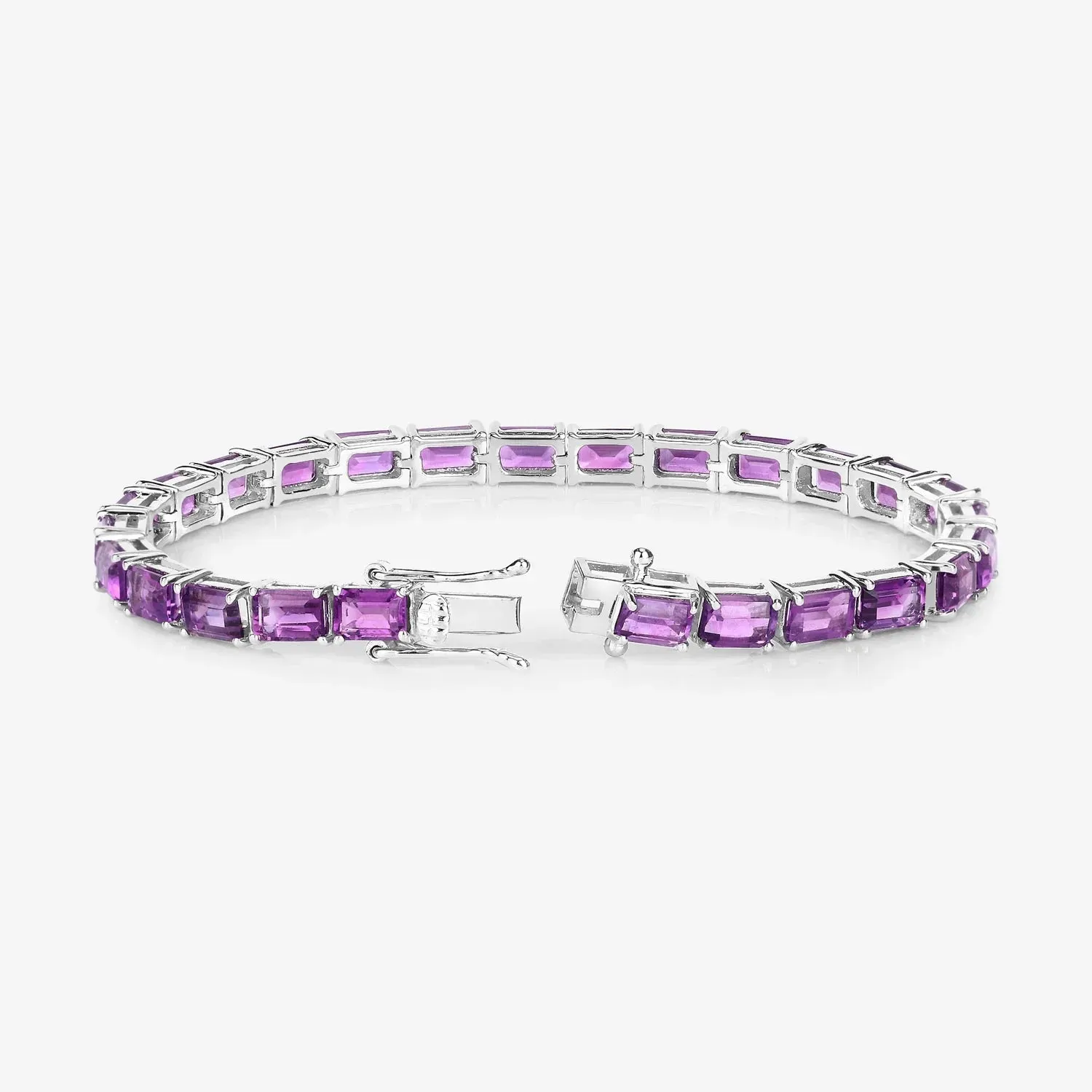 Genuine Purple Amethyst Tennis Bracelet sold by Zulily product image thumbnail 2