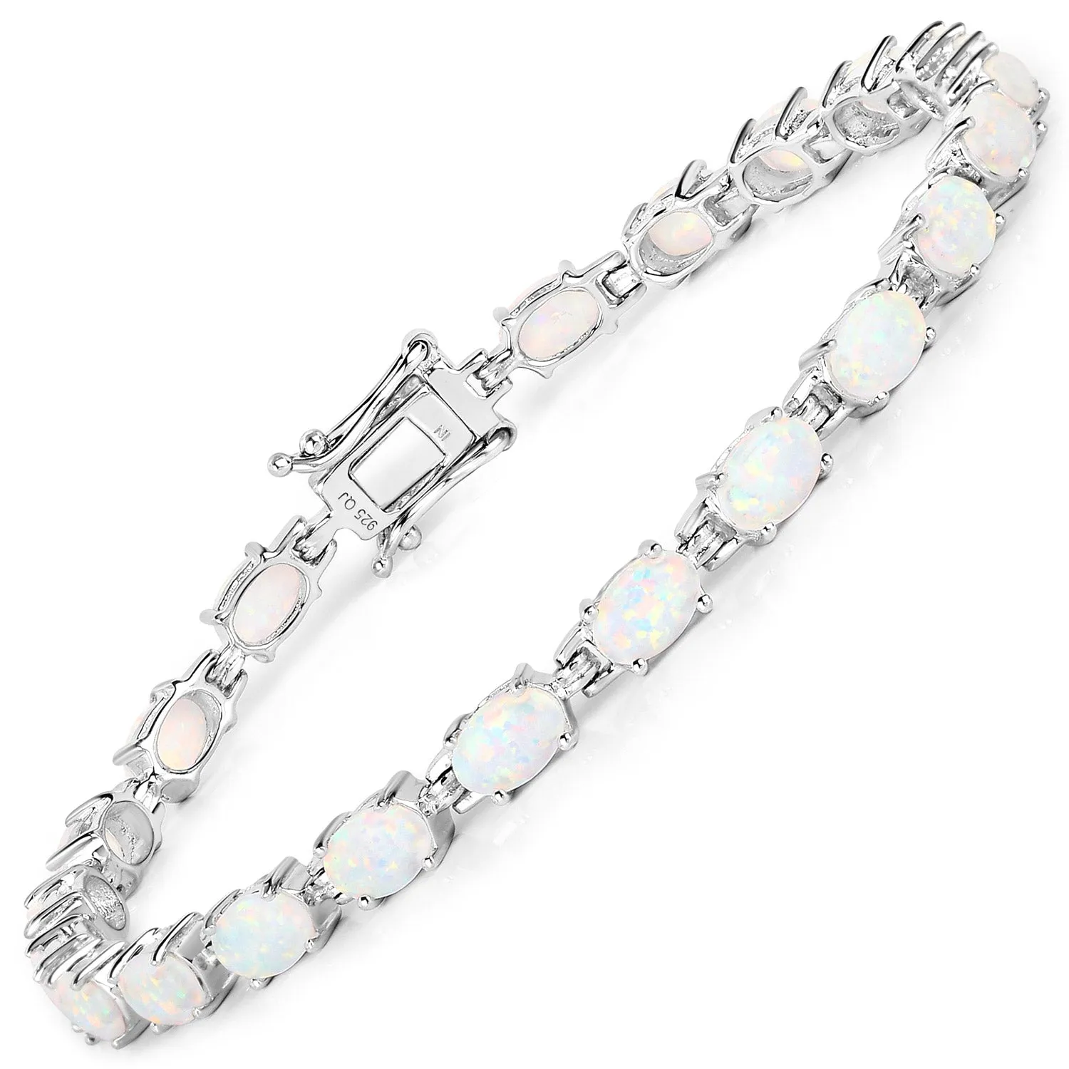 Genuine Opal Tennis Bracelet sold by Zulily product image thumbnail 2