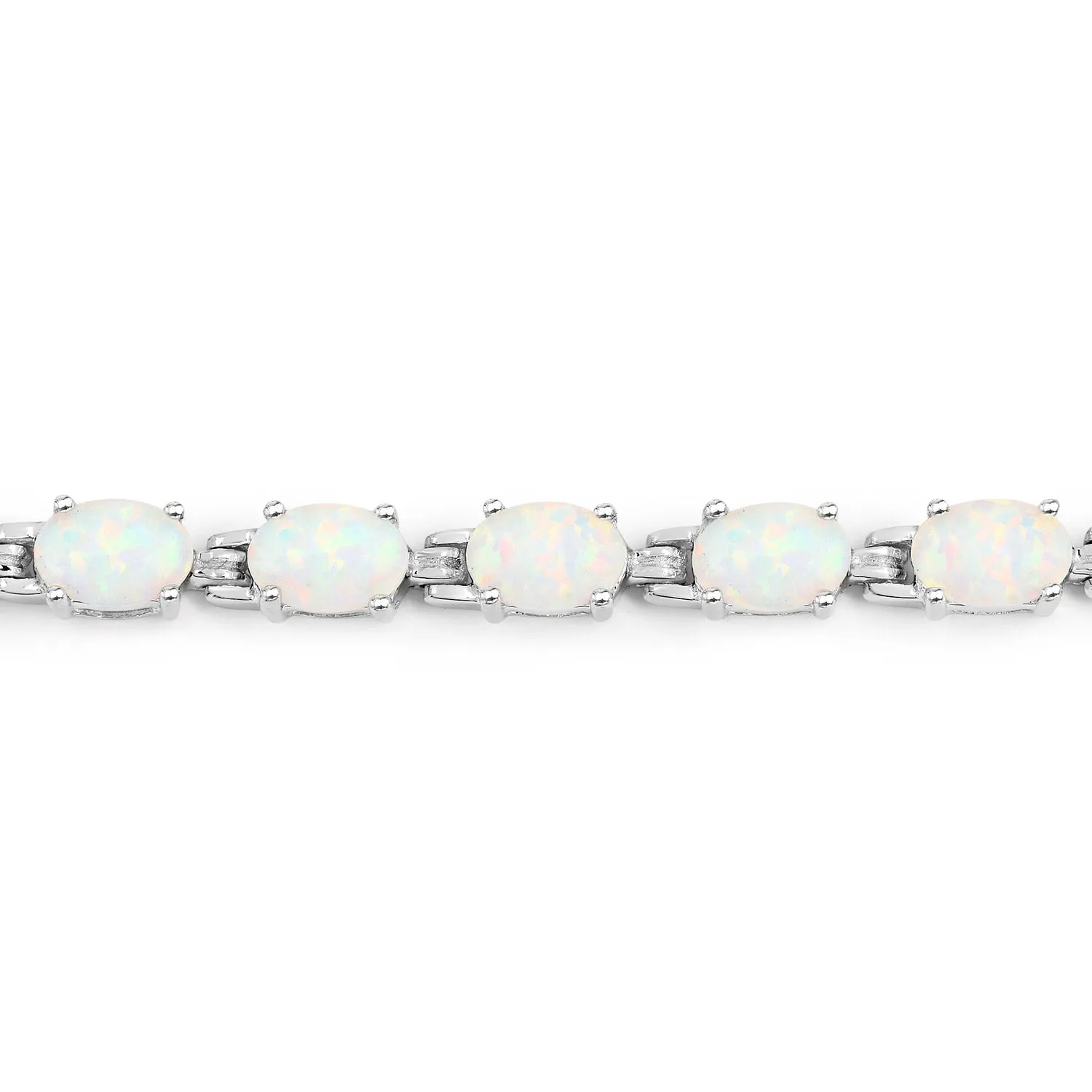 Genuine Opal Tennis Bracelet sold by Zulily product image thumbnail 3