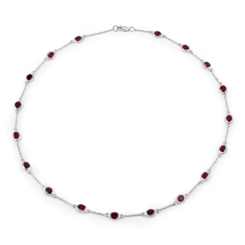 Genuine Garnet By the Yard Necklace made by Zulily