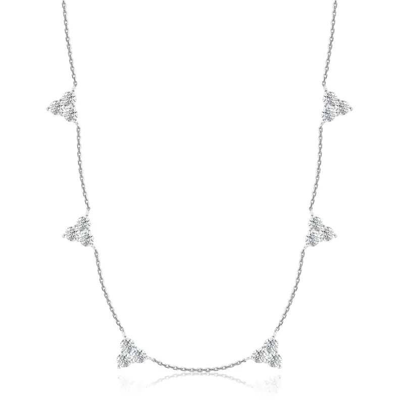 Moissanite Layering Necklace made by Zulily