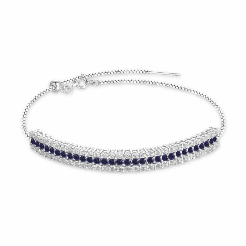 Sapphire Cuff Bracelet made by Zulily