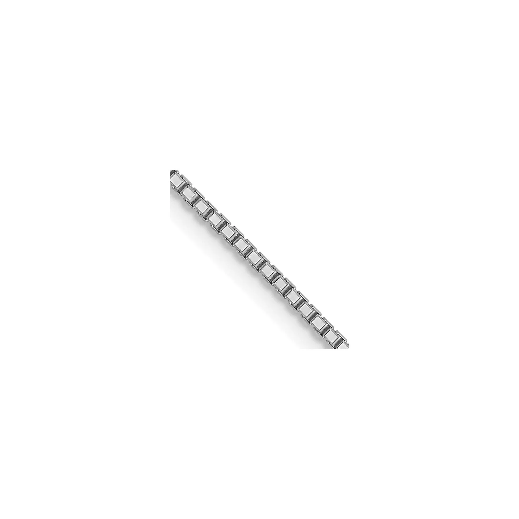 1 mm Octagonal 14K White Gold Box Chain 16 inch sold by Zulily product image thumbnail 4