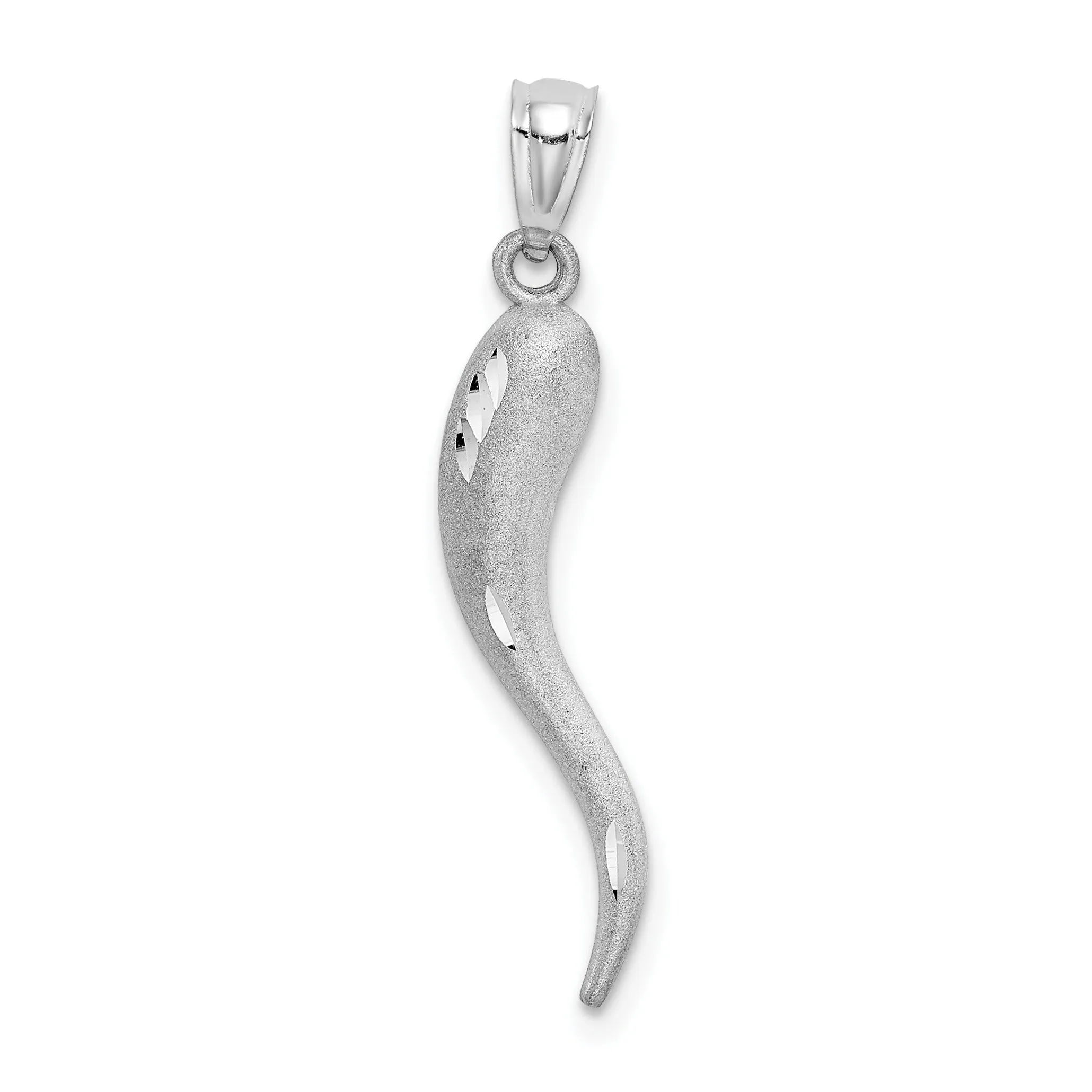 14k Gold Italian Horn Pendant sold by Zulily