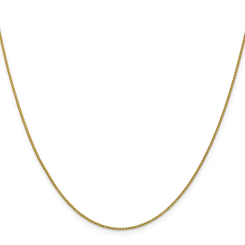 14K 1 mm Diamond Cut Open Franco Chain made by Zulily