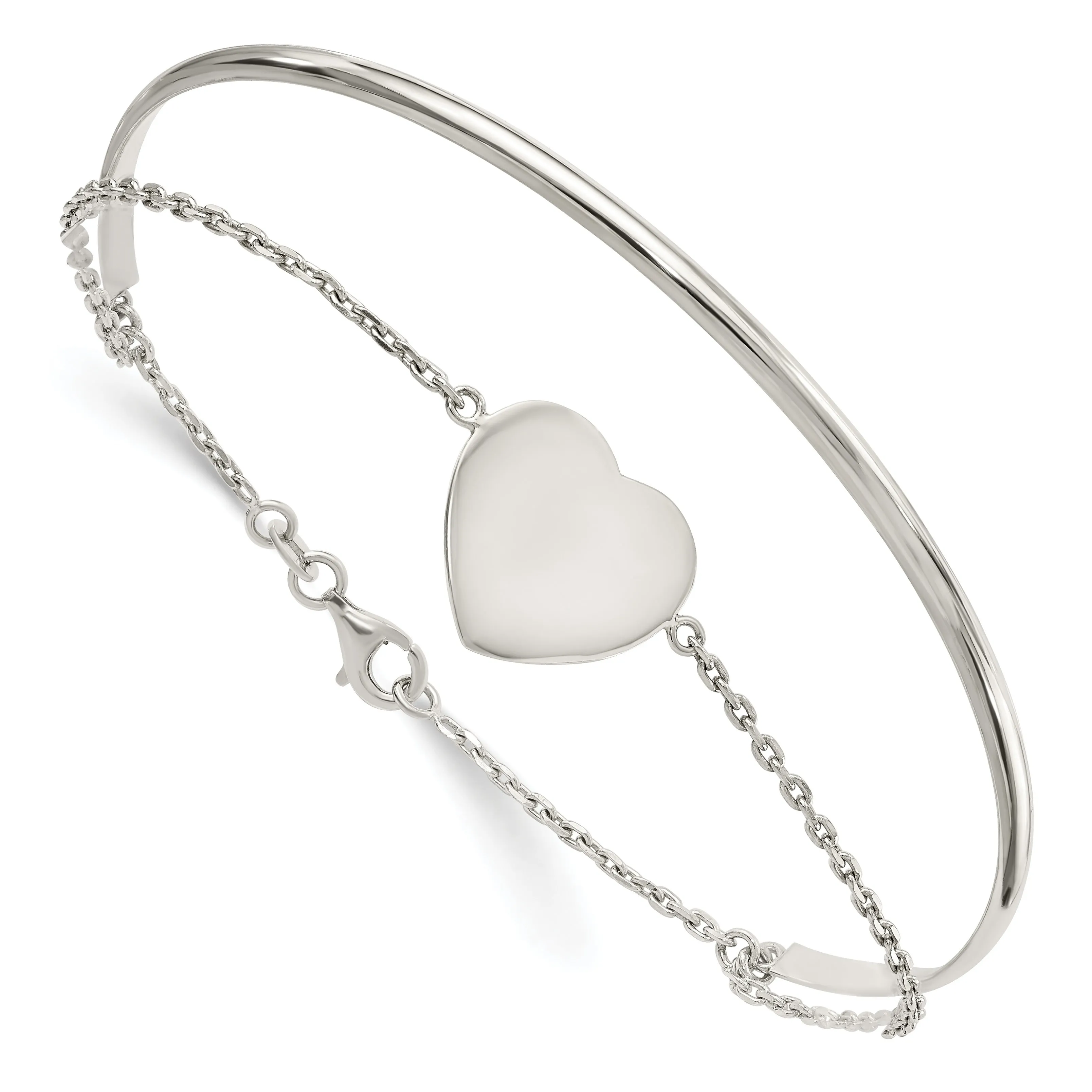 Sterling Silver Heart Bracelet sold by Zulily