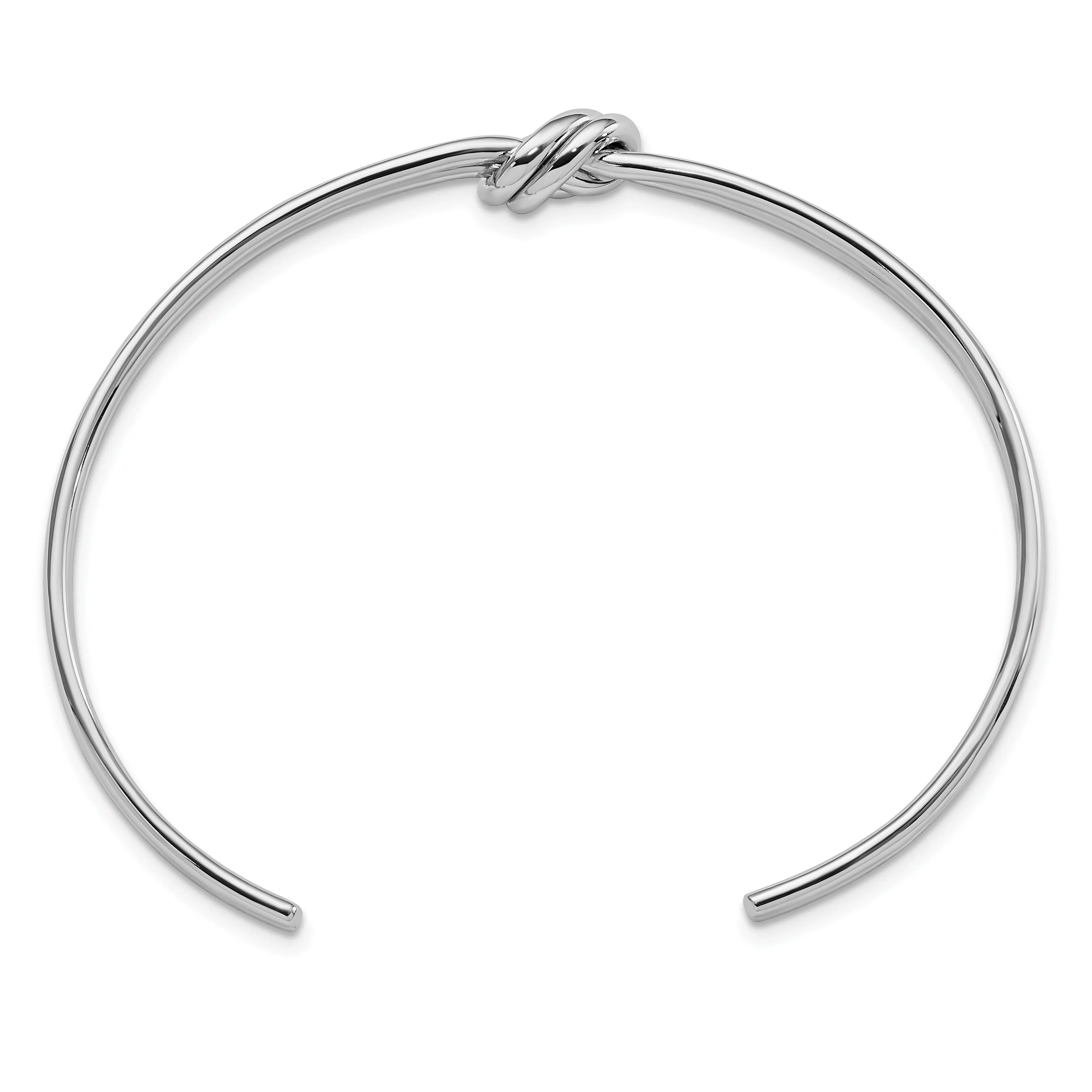 Sterling Silver Knot Cuff Bangle Bracelet sold by Zulily product image thumbnail 2