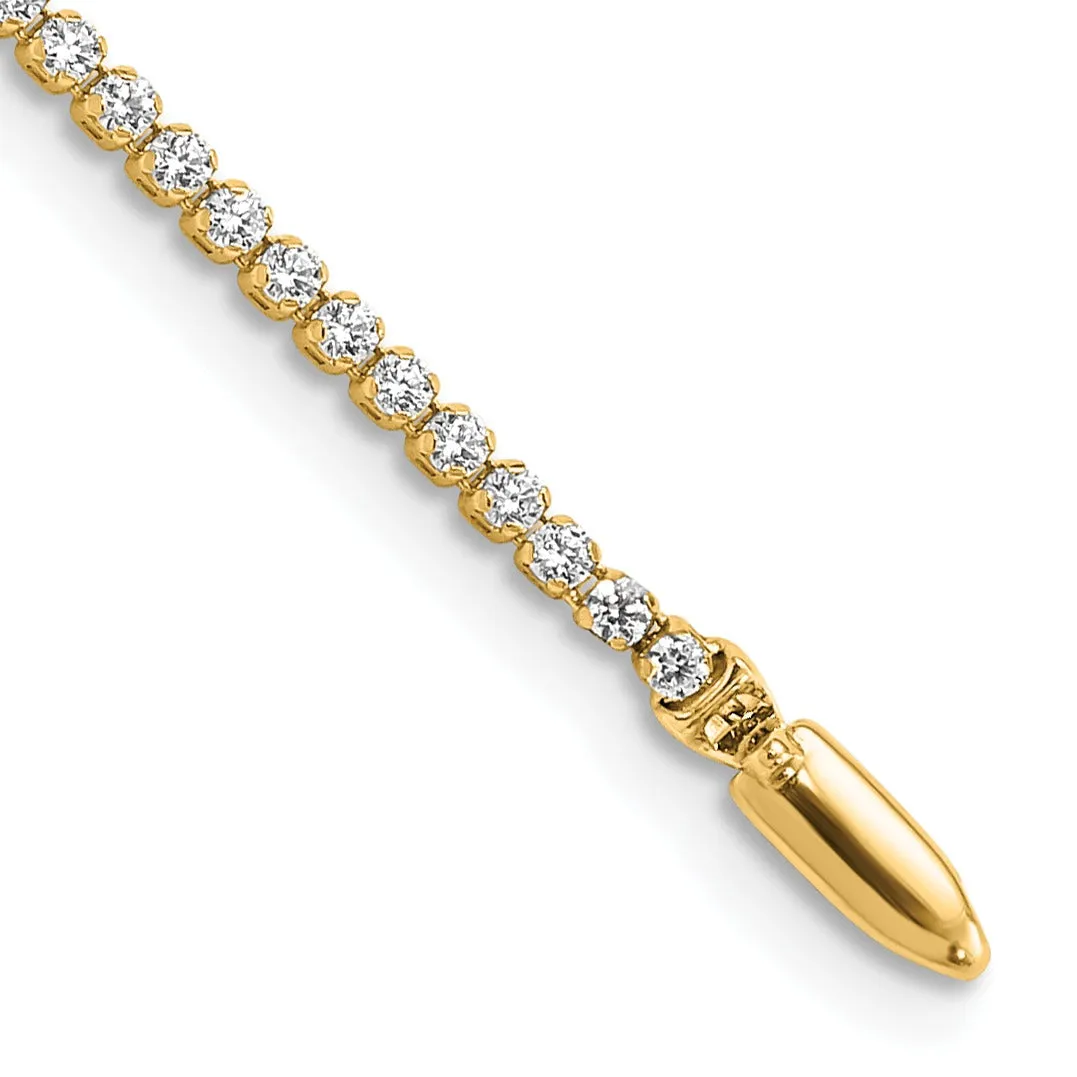 Lab Grown Diamond Tennis Bracelets 14k Gold sold by Zulily