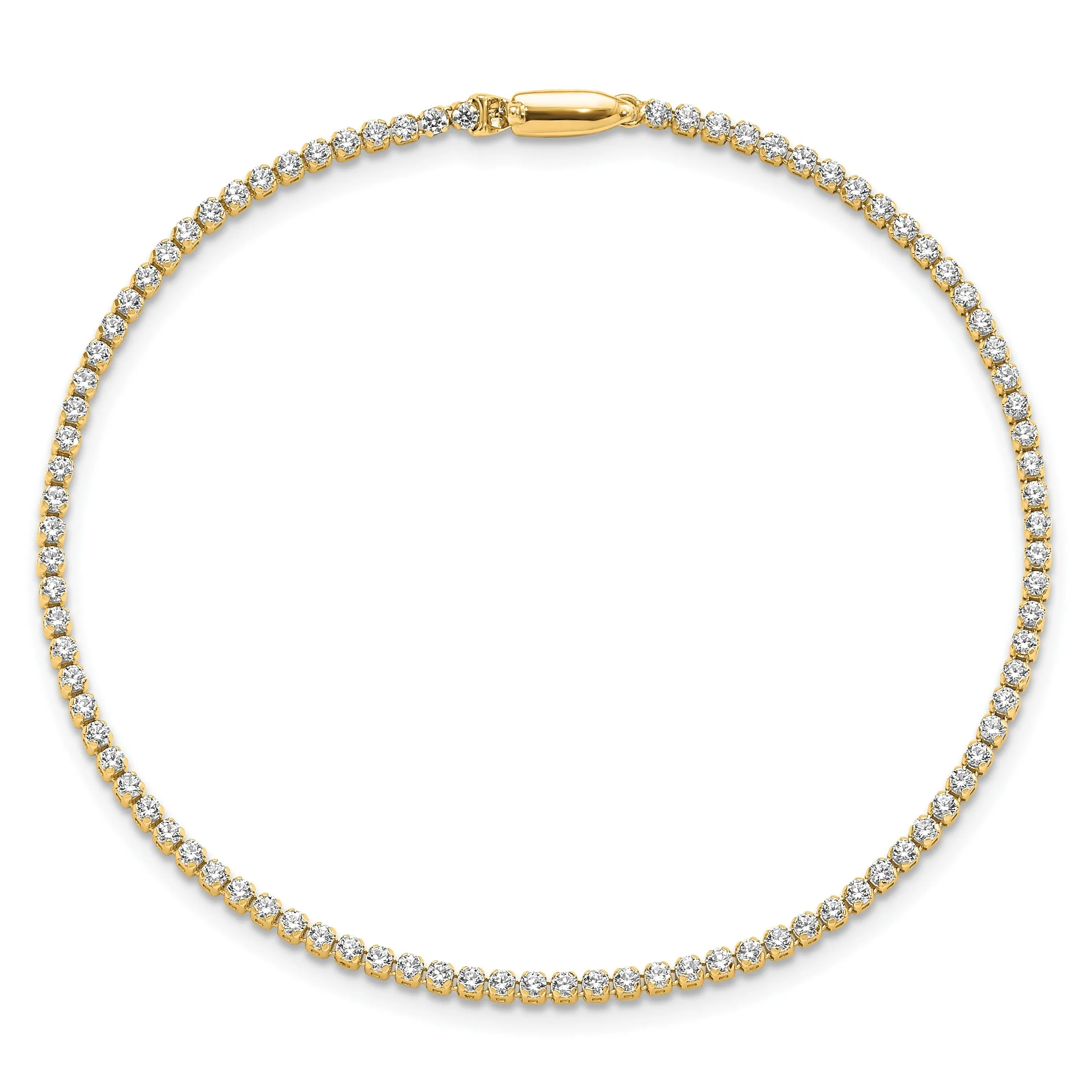 Lab Grown Diamond Tennis Bracelets 14k Gold sold by Zulily product image thumbnail 5