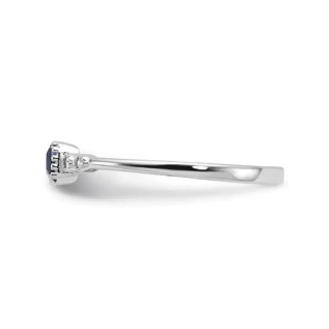 Blue Spinel and White Sapphire Ring sold by Zulily product image thumbnail 2