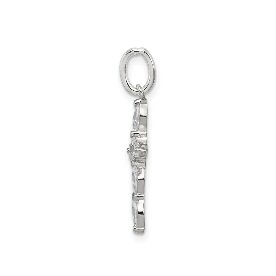 Cubic Zirconia Charm Cross Pendant sold by Zulily product image thumbnail 3