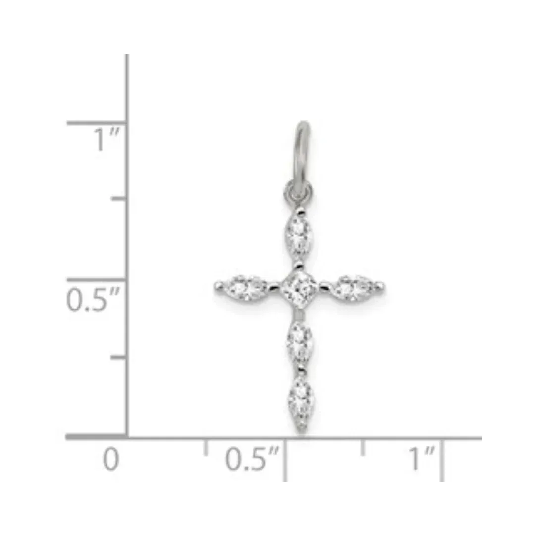 Cubic Zirconia Charm Cross Pendant sold by Zulily product image thumbnail 4