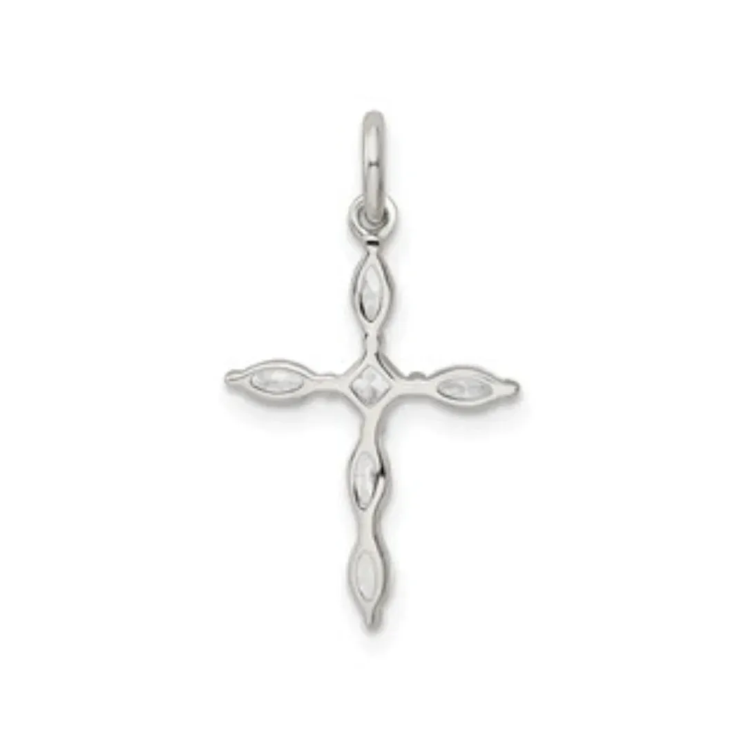 Cubic Zirconia Charm Cross Pendant sold by Zulily product image thumbnail 2