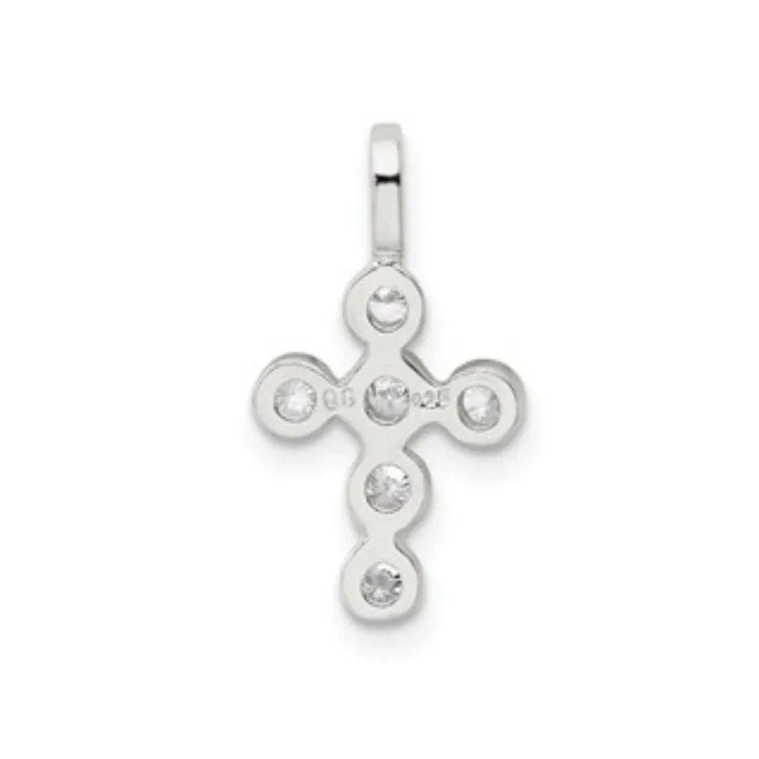 Cross Cubic Zirconia Charm Cross Pendant sold by Zulily product image thumbnail 3