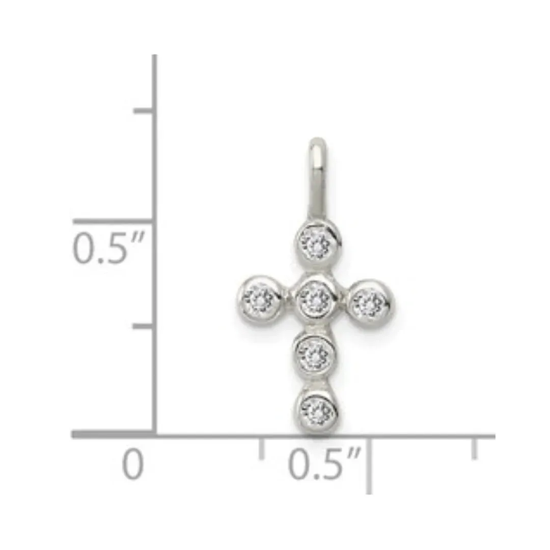 Cross Cubic Zirconia Charm Cross Pendant sold by Zulily product image thumbnail 4