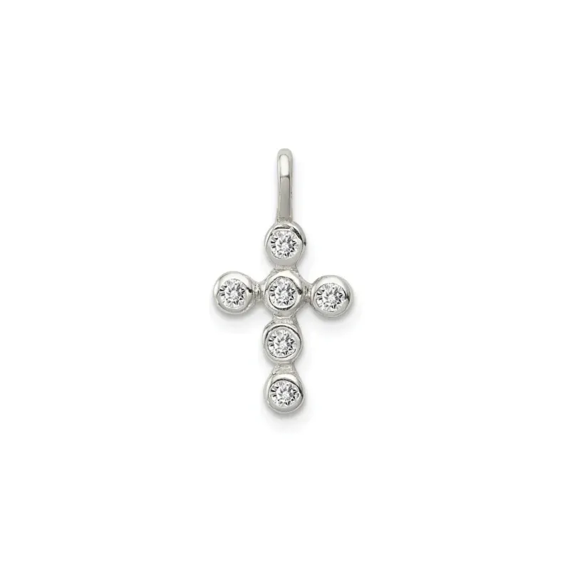 Cross Cubic Zirconia Charm Cross Pendant made by Zulily