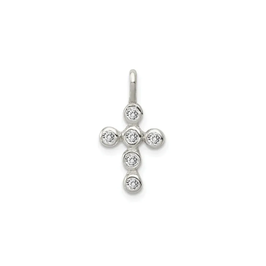 Cross Cubic Zirconia Charm Cross Pendant sold by Zulily