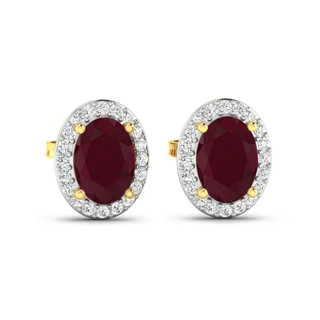 Genuine Diamond and Ruby Studs sold by Zulily product image thumbnail 5