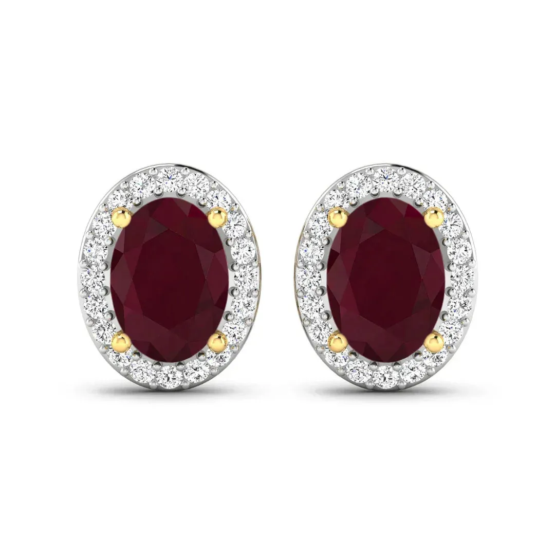 Genuine Diamond and Ruby Studs sold by Zulily product image thumbnail 4