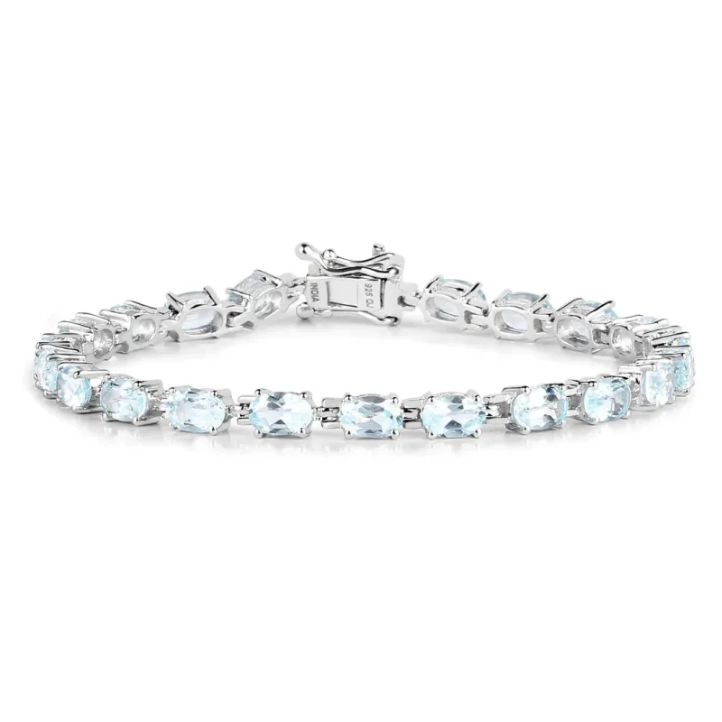 Natural Blue Topaz Bracelet made by Zulily