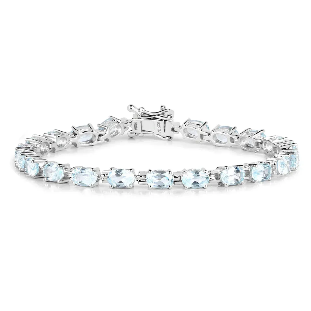 Natural Blue Topaz Bracelet sold by Zulily