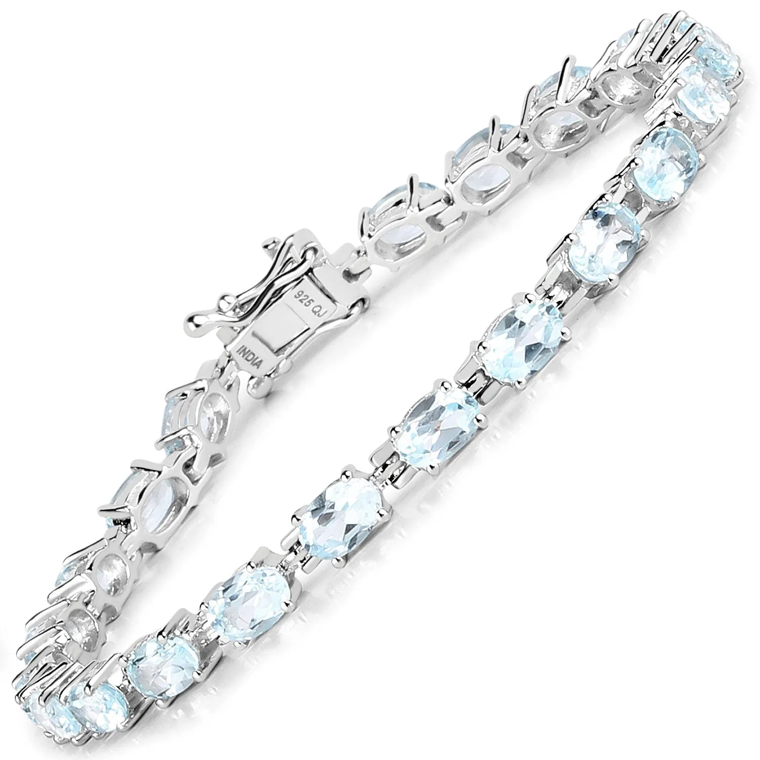 Natural Blue Topaz Bracelet sold by Zulily product image thumbnail 2