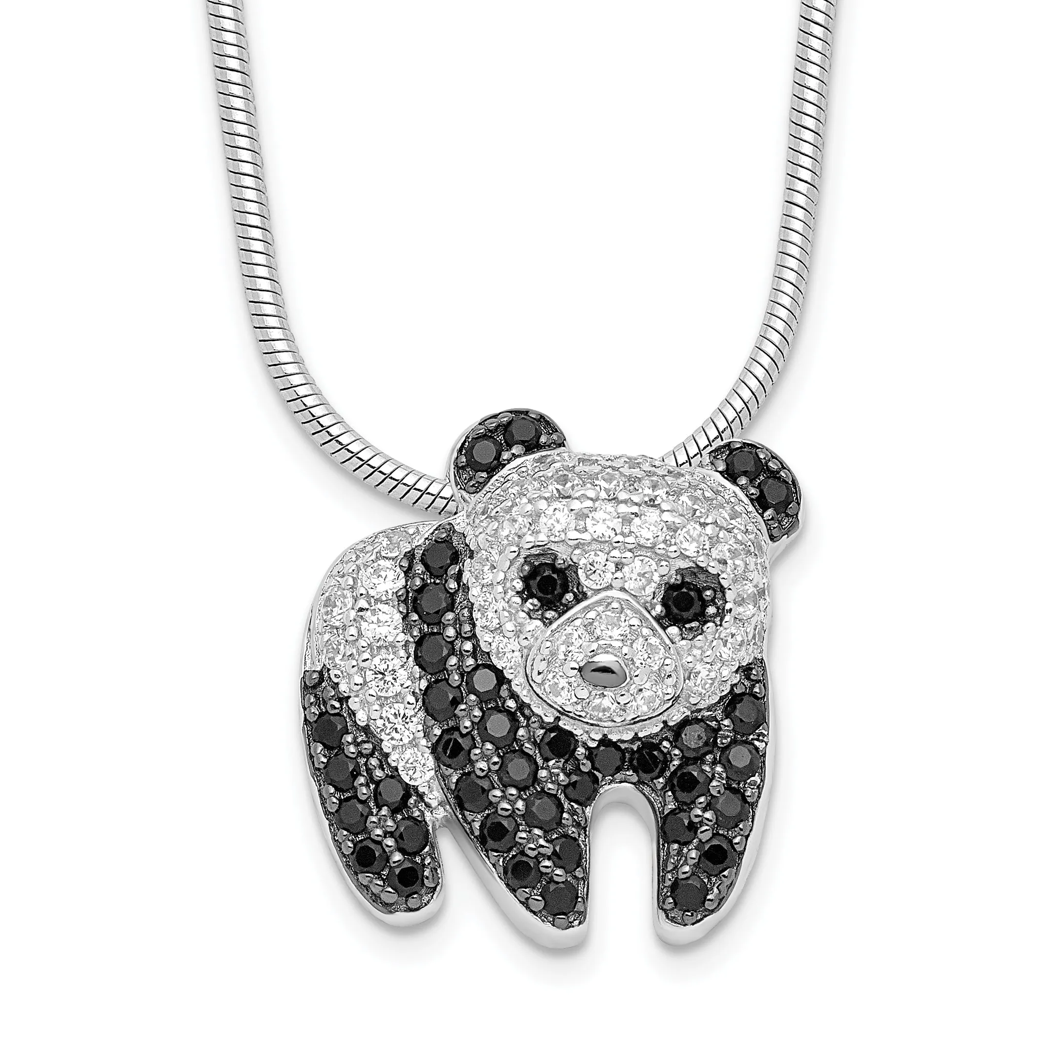 Cubic Zirconia Panda Bear Necklace sold by Zulily product image thumbnail 2