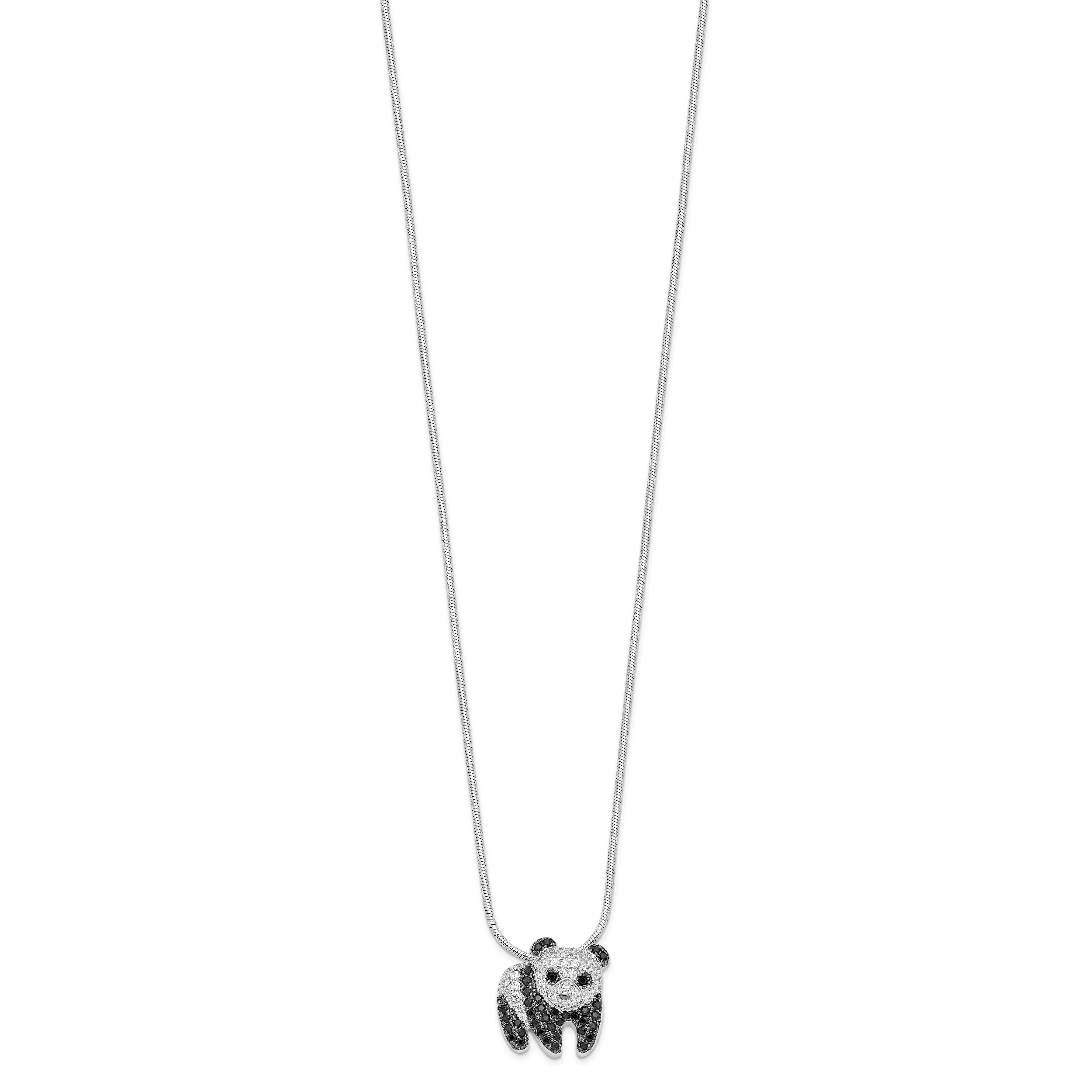 Cubic Zirconia Panda Bear Necklace sold by Zulily product image thumbnail 3