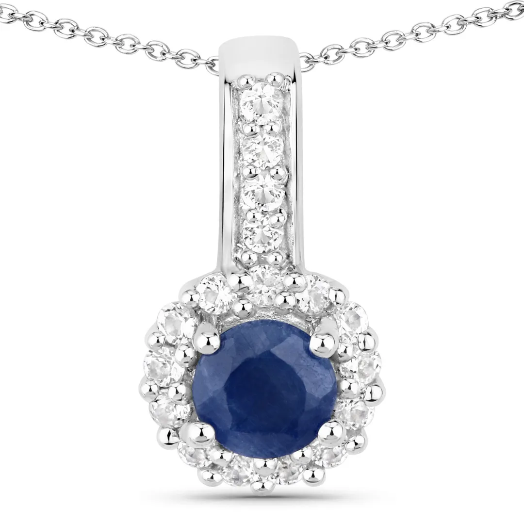 Silver Blue Sapphire Jewelry Set sold by Zulily product image thumbnail 2