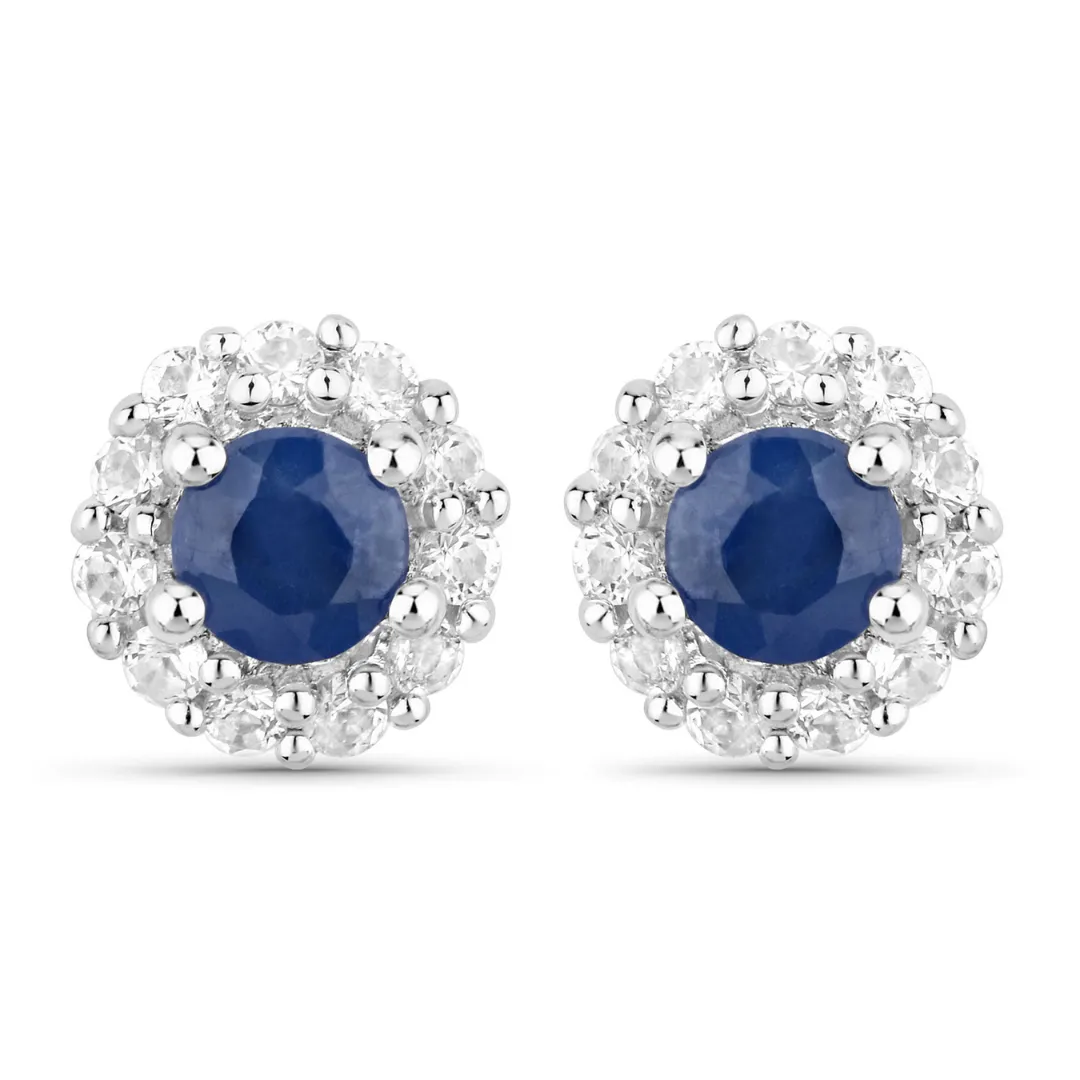 Silver Blue Sapphire Jewelry Set sold by Zulily product image thumbnail 3