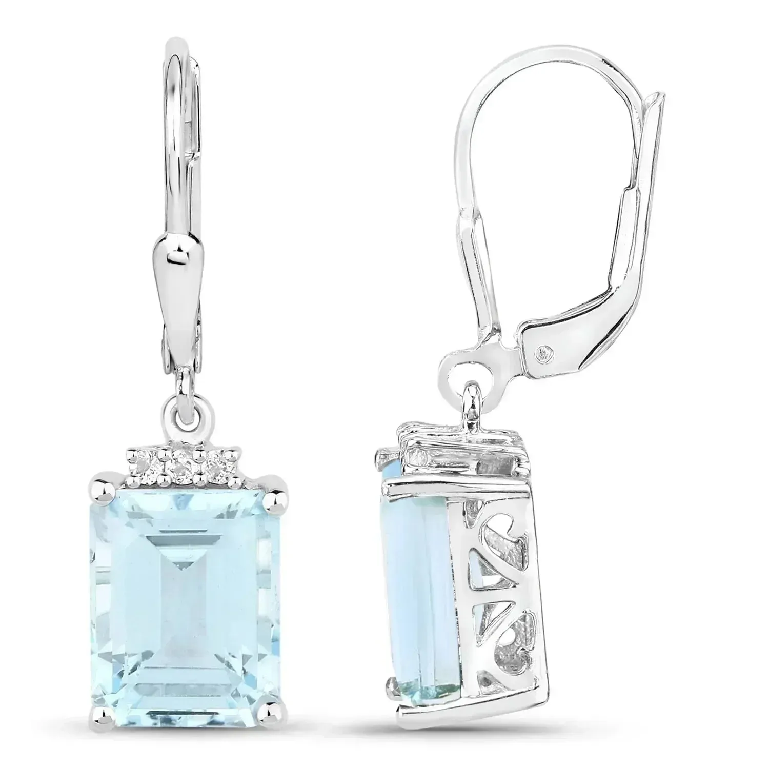 Blue Topaz Dangle Earrings sold by Zulily product image thumbnail 2