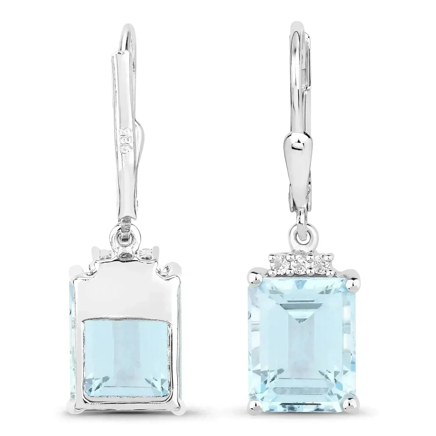 Blue Topaz Dangle Earrings sold by Zulily product image thumbnail 3