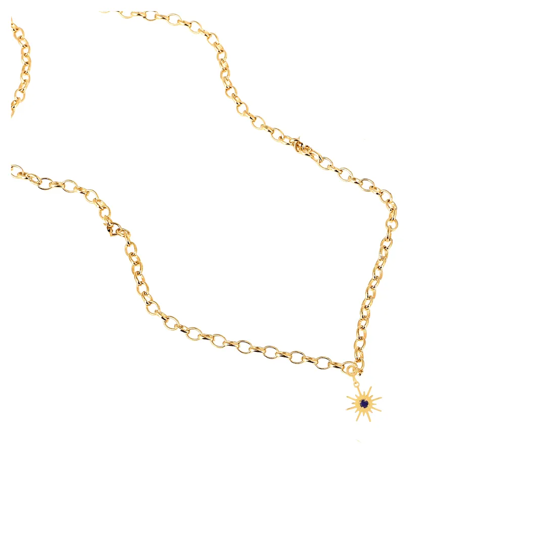 Sun Charm Sapphire Pendant Only sold by Zulily product image thumbnail 5