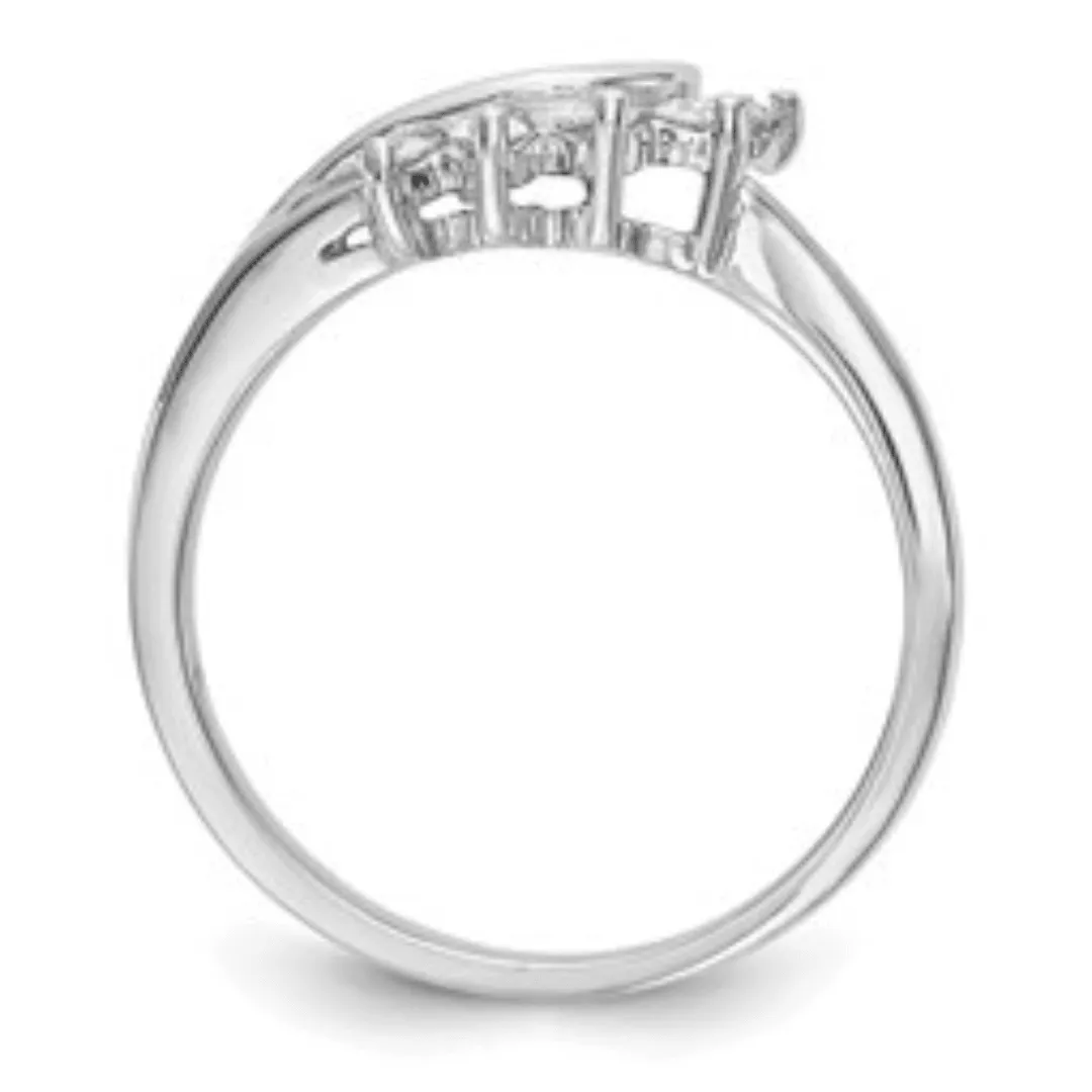 14K White Gold Lab Grown Diamond Ring sold by Zulily product image thumbnail 4