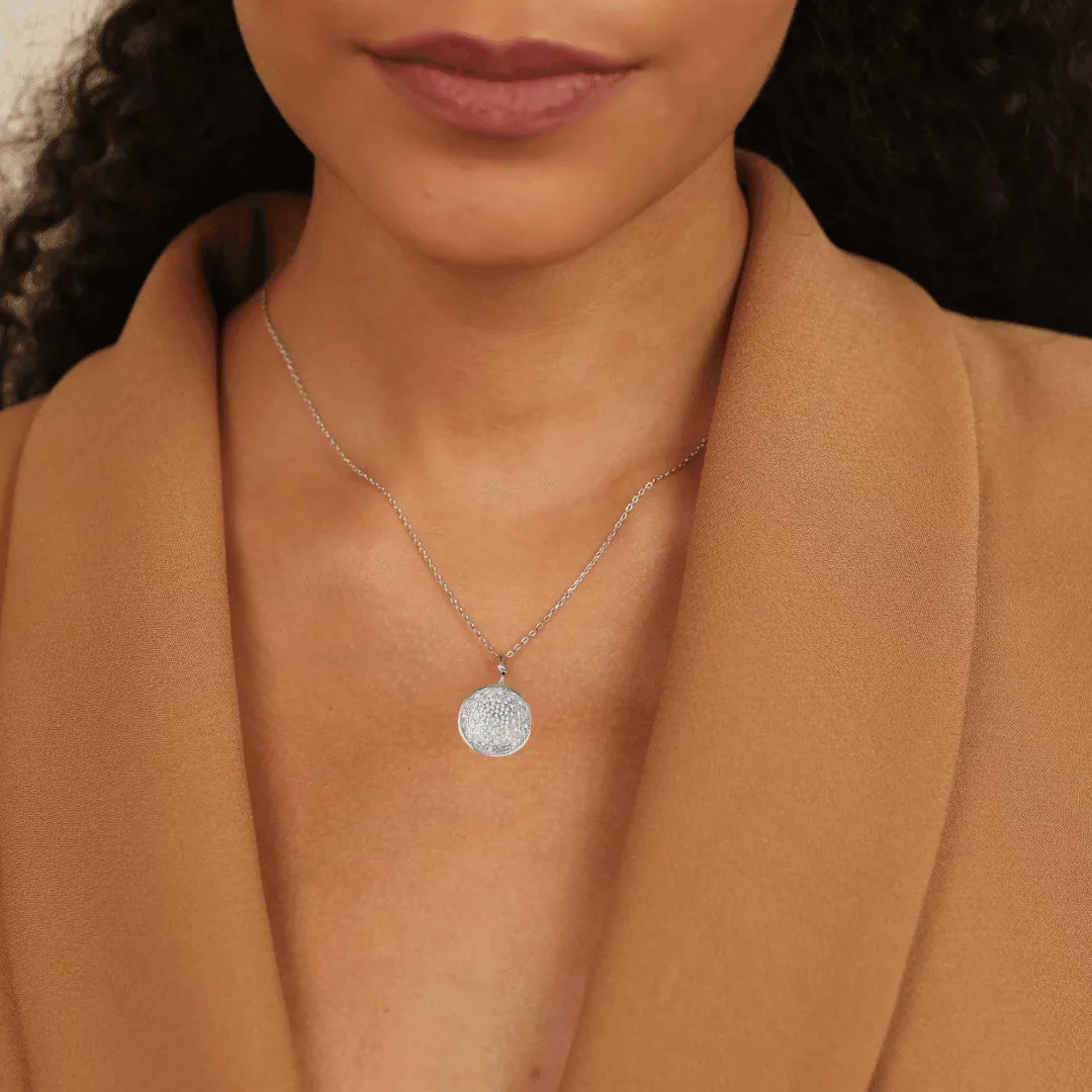 Flower of Life Moissanite Necklace sold by Zulily product image thumbnail 5