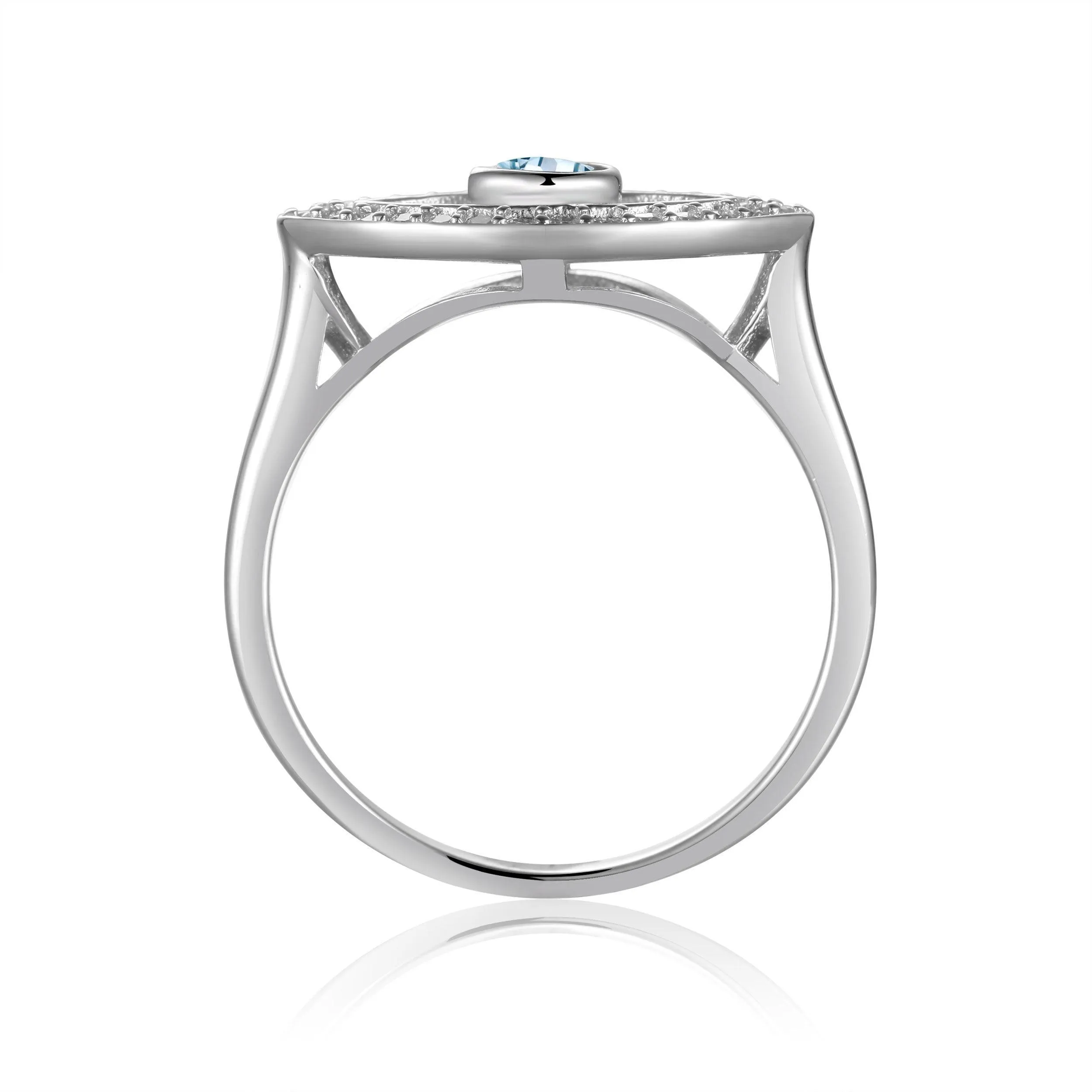 Blue Topaz Evil Eye Ring sold by Zulily product image thumbnail 5