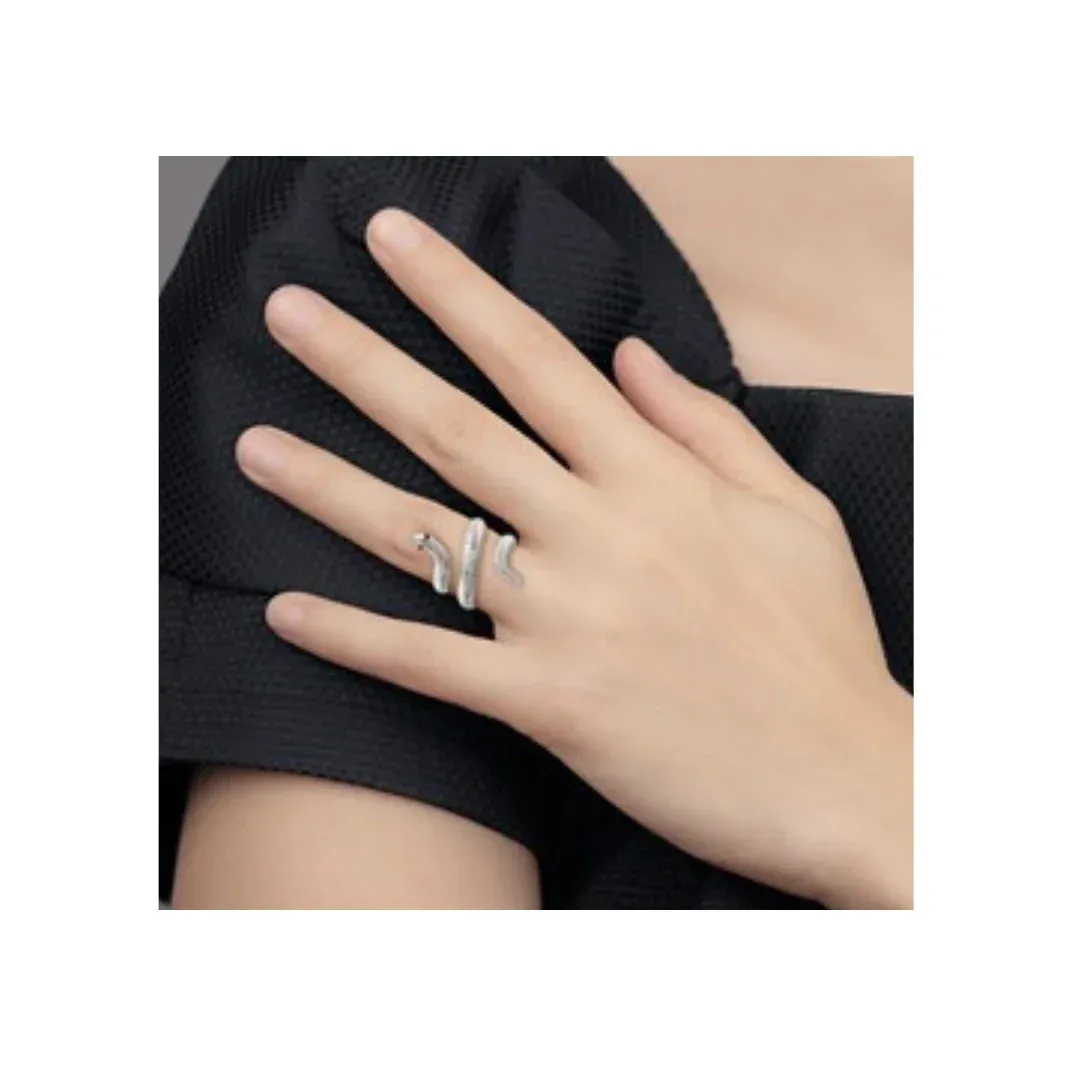 Sterling Silver Snake Ring sold by Zulily product image thumbnail 4