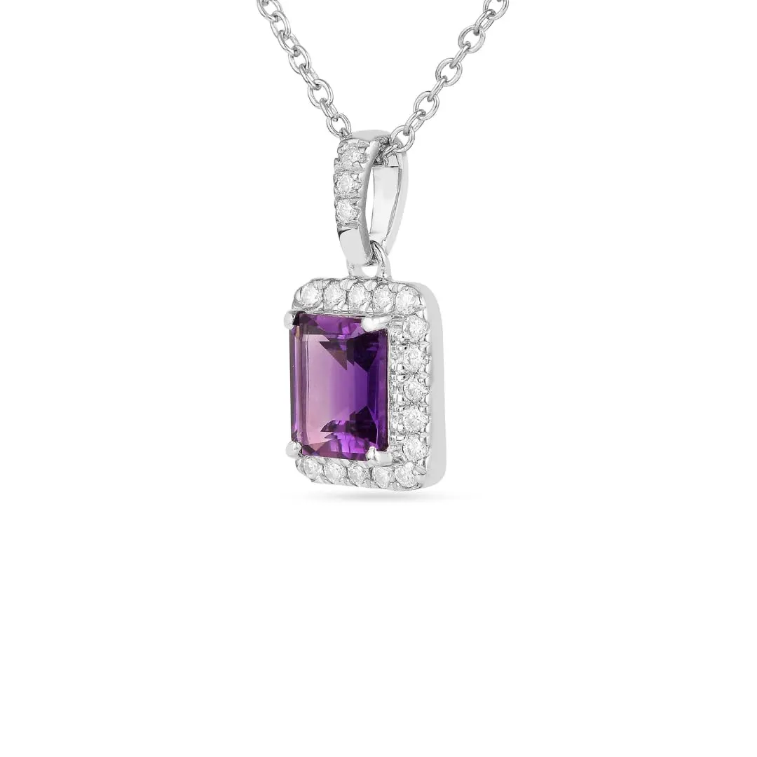Silver Natural Amethyst Earrings and Necklace Jewelry Sets sold by Zulily product image thumbnail 3