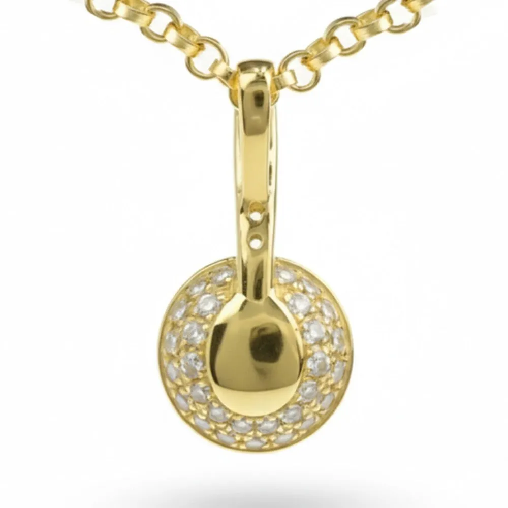 Natural Yellow Citrine Sterling Silver Pendant sold by Zulily product image thumbnail 2