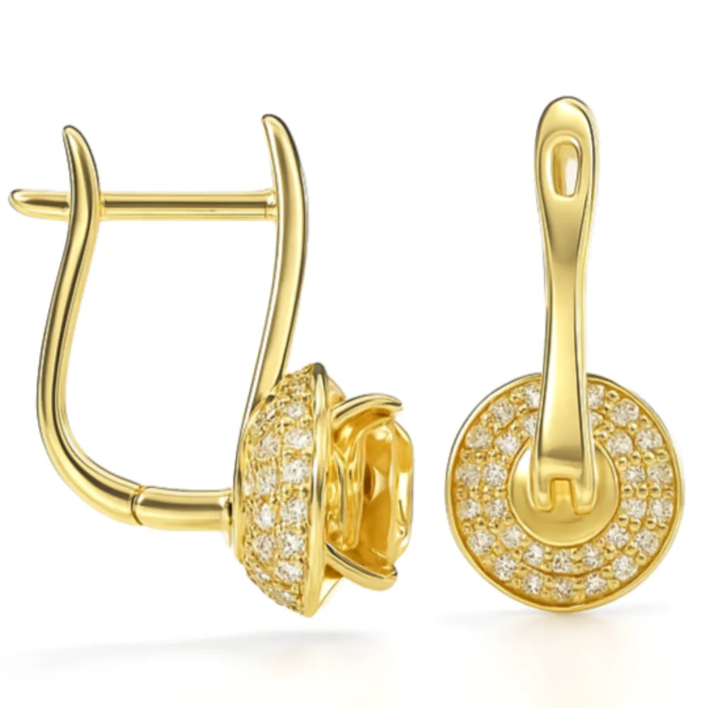 Natural Round Citrine Sterling Silver Drop Earrings sold by Zulily product image thumbnail 2
