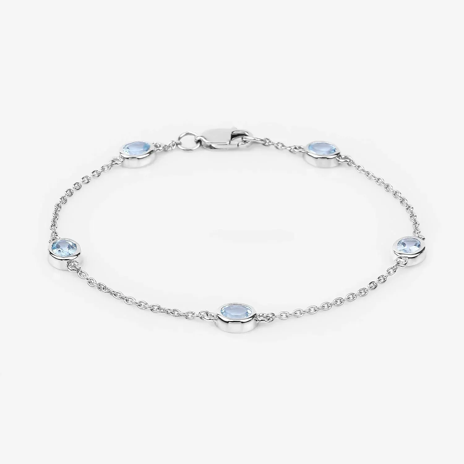 Genuine Blue Topaz By The Yard Bracelet sold by Zulily product image thumbnail 2