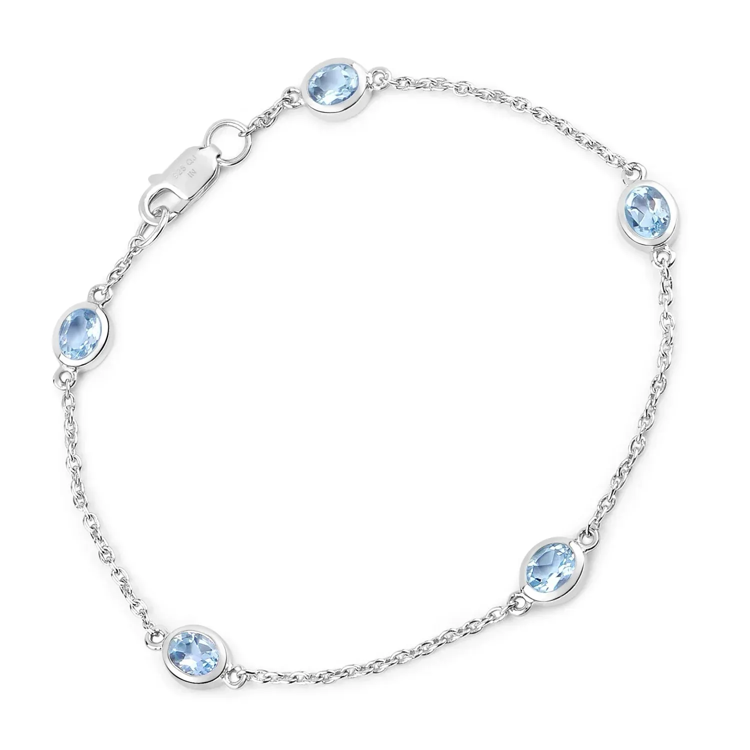 Genuine Blue Topaz By The Yard Bracelet sold by Zulily product image thumbnail 3