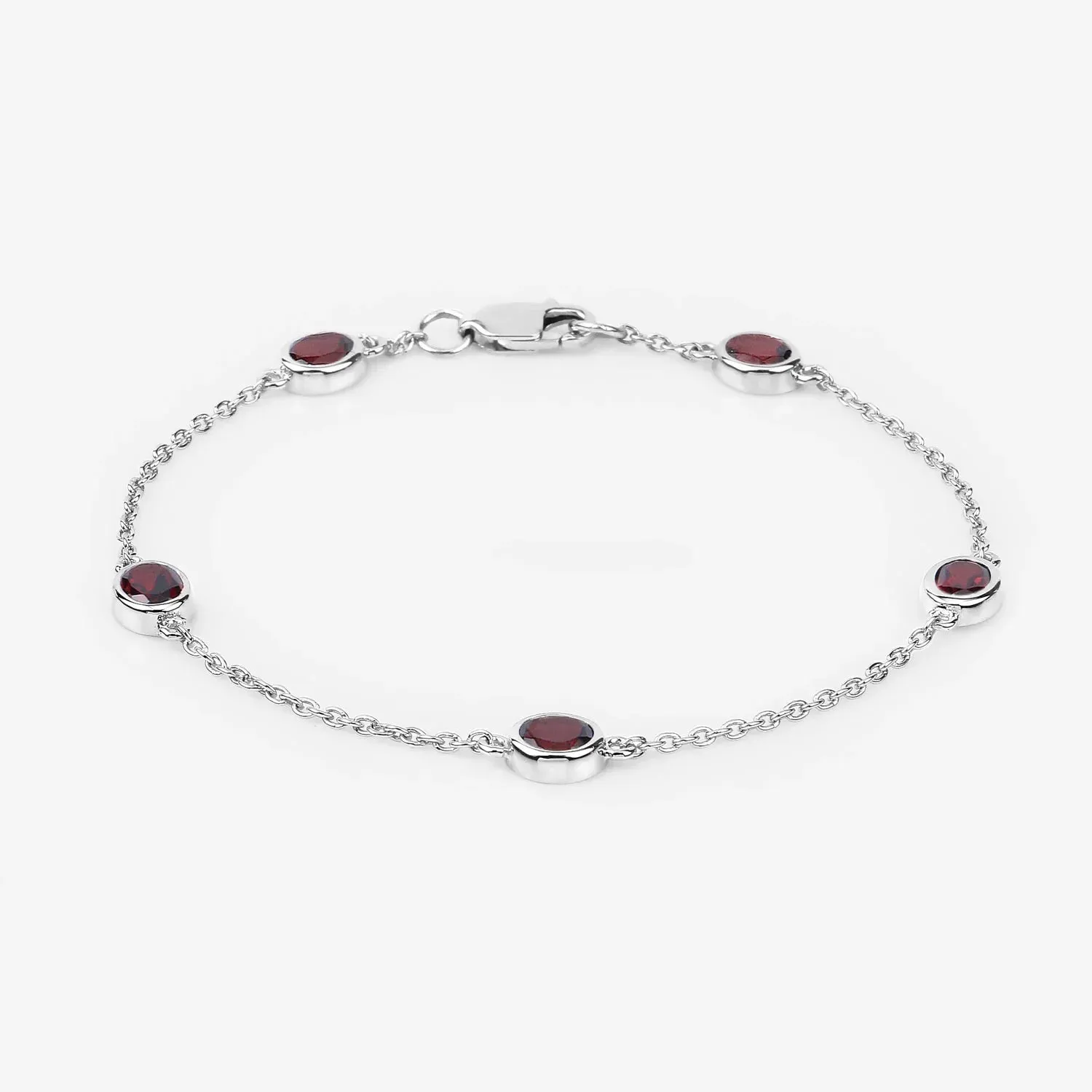 Genuine Garnet By The Yard Dainty Bracelet sold by Zulily product image thumbnail 2