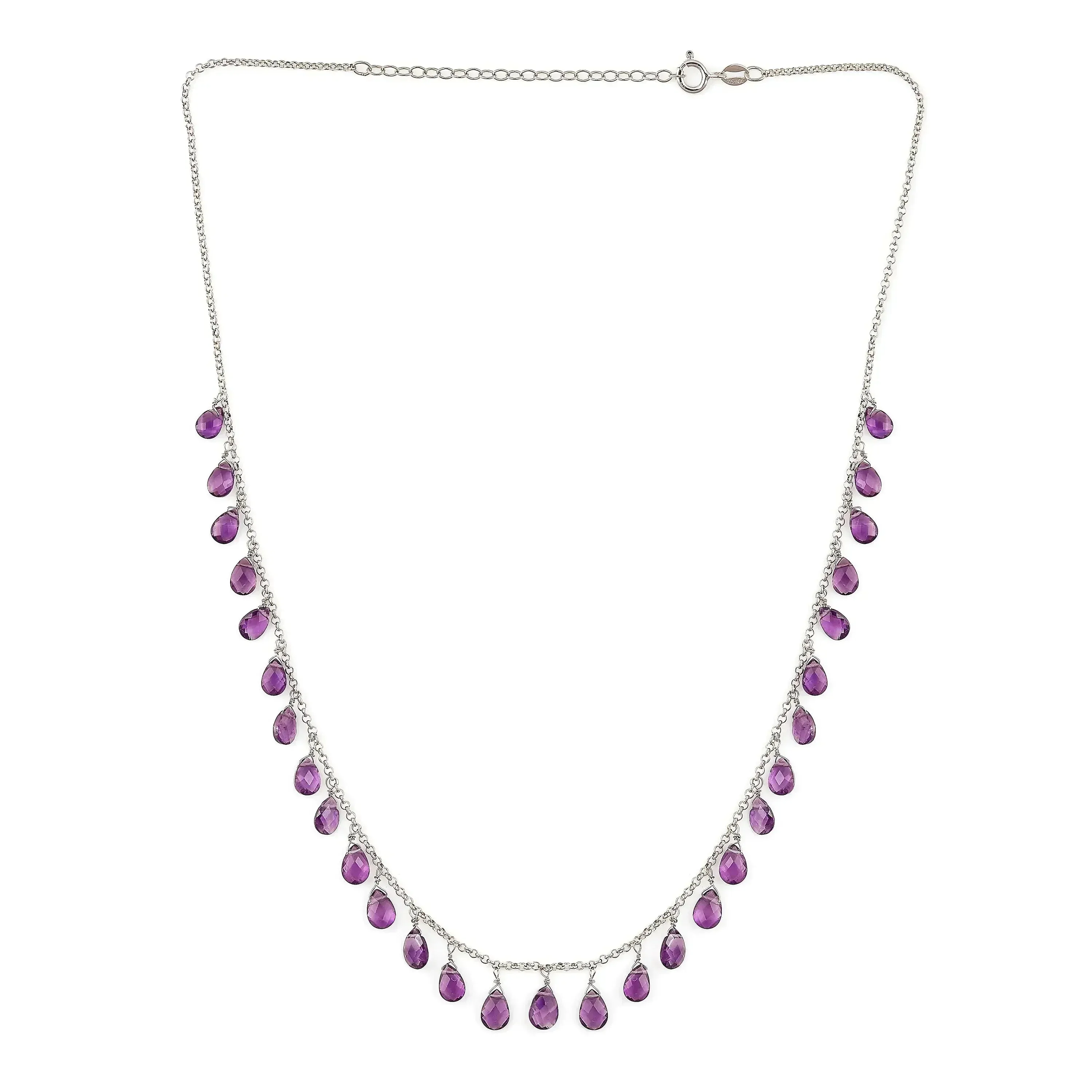 Dainty Amethyst Layer Necklace sold by Zulily product image thumbnail 4