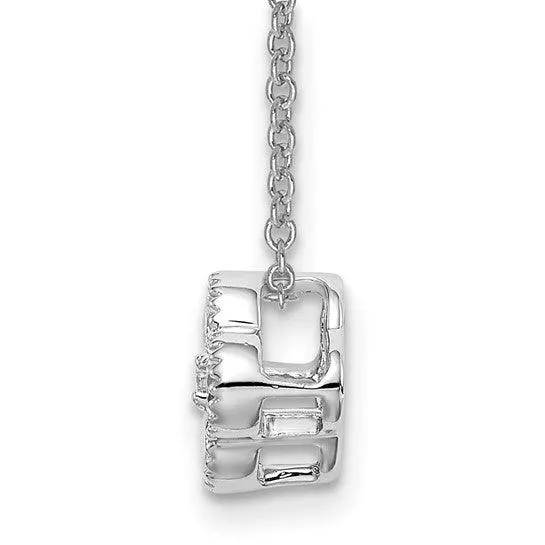14K White Gold Four Leaf Clover Charm Pendant sold by Zulily product image thumbnail 5
