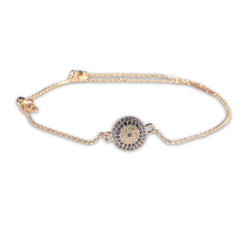 Classic Sapphire Evil Eye Bracelet made by Zulily